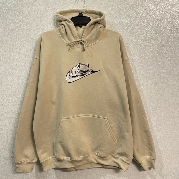 Appa Check Cream Hoodie avatar last air bender - Picture 3 of 6